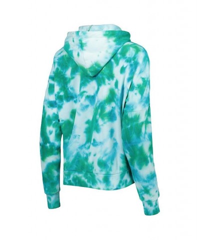 Women's Midnight Green Philadelphia Eagles Cloud Dye Fleece Pullover Hoodie Green $34.40 Sweatshirts