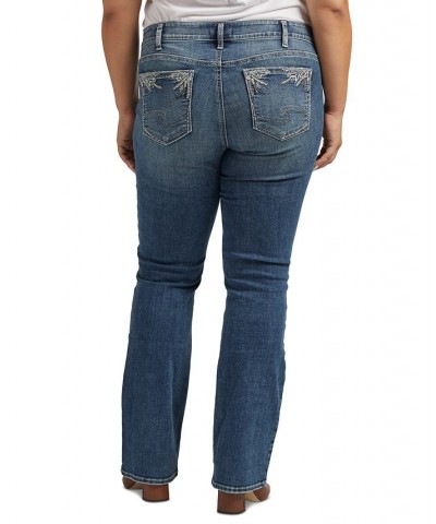 Plus Size Elyse Mid-Rise Slim Bootcut Jeans Indigo $36.52 Jeans