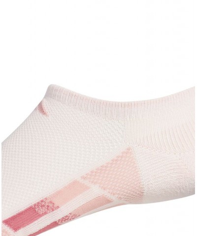 Women's 3-Pk. Superlite Three-Stripe No-Show Socks Pink $11.04 Socks