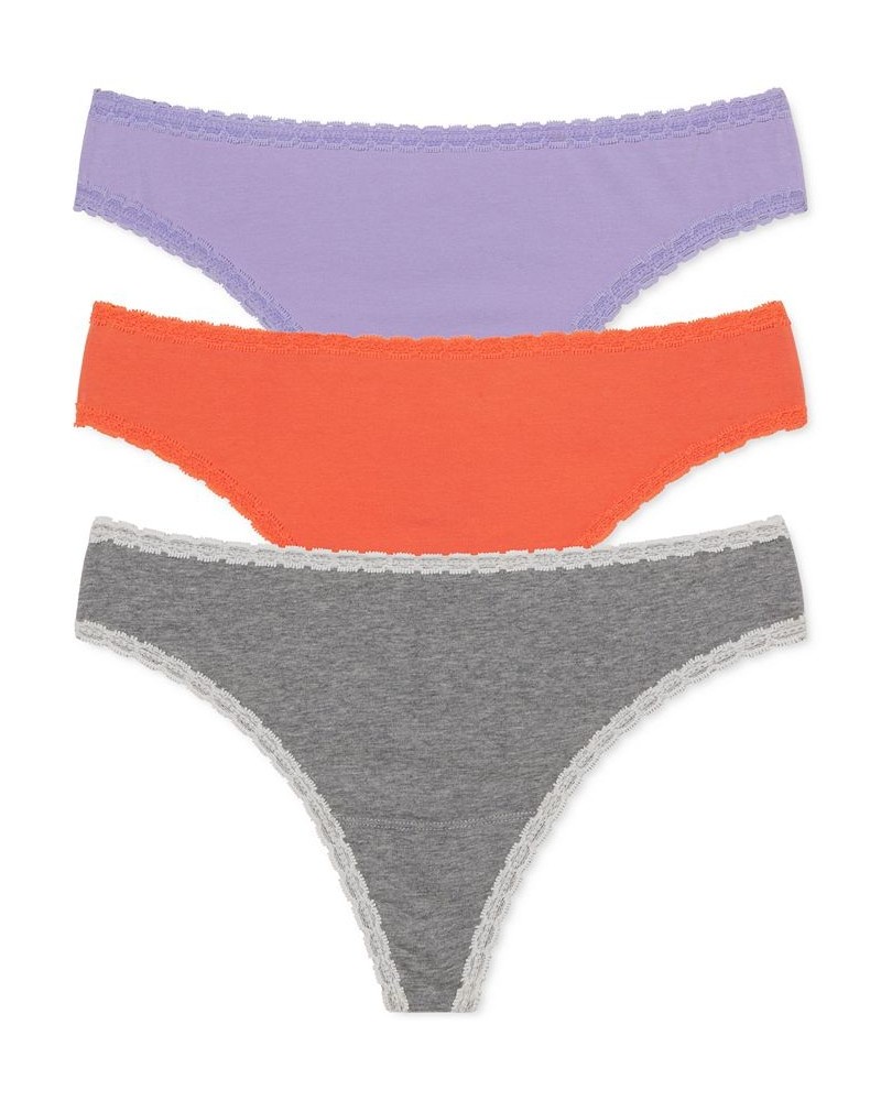 Women's 3-Pk. Adorned Boyshort Underwear 375211MP Purple $33.64 Panty