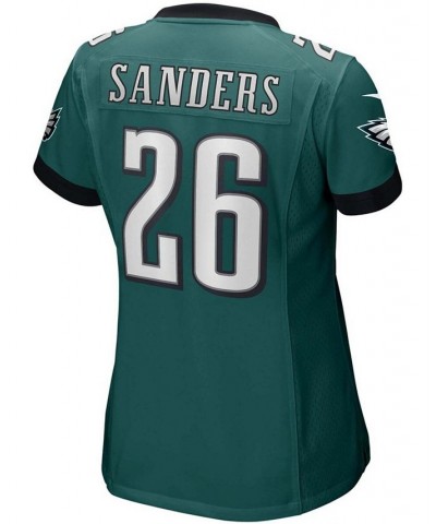 Women's Miles Sanders Midnight Green Philadelphia Eagles Game Jersey Green $63.00 Jersey