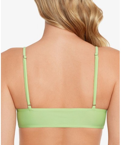 Salt+ Cove Juniors' Front-Tab Midkini Top Green $20.29 Swimsuits