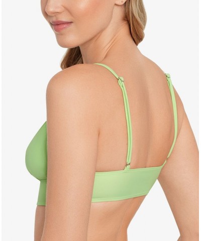 Salt+ Cove Juniors' Front-Tab Midkini Top Green $20.29 Swimsuits