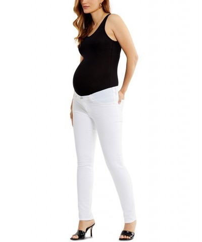 Maternity Skinny Jeans White $76.50 Jeans