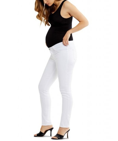 Maternity Skinny Jeans White $76.50 Jeans