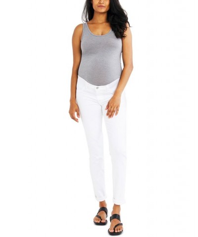 Maternity Skinny Jeans White $76.50 Jeans