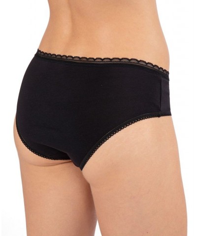 Women's Giana Brief Panty Set 3 Piece Black, Ivory, Beige $11.72 Panty