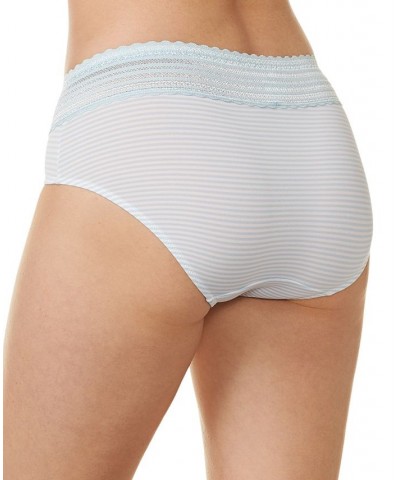 Warners No Pinching No Problems Dig-Free Comfort Waist with Lace Microfiber Hipster 5609J Purple Fig $9.74 Panty