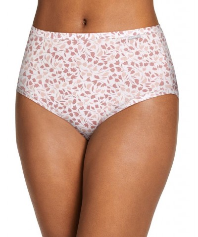 Elance Brief 3 Pack Underwear 1484 1486 Extended Sizes White/prim Floral/earth Rose $11.04 Panty