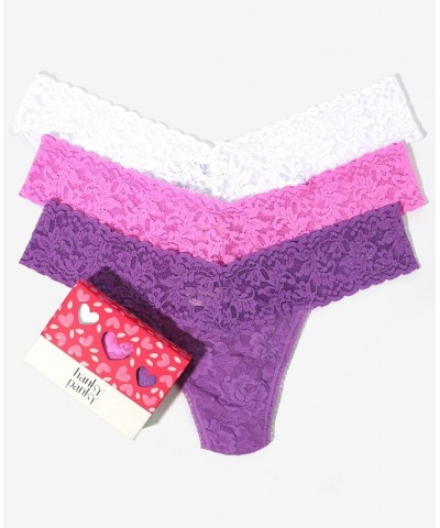 Women's Low Rise Thong Pack of 3 Multipack $26.14 Panty