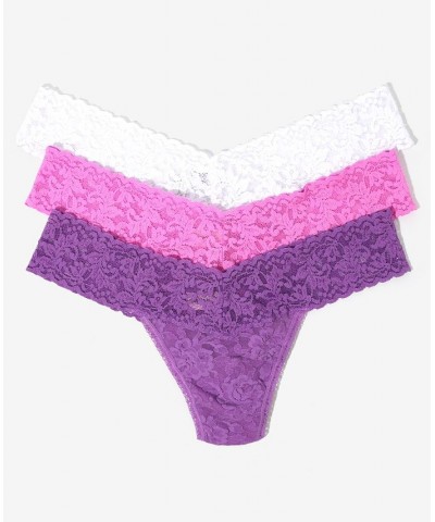 Women's Low Rise Thong Pack of 3 Multipack $26.14 Panty