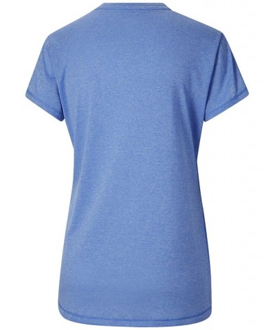 Women's RTG Heather Logo T-Shirt Blue $13.75 Tops