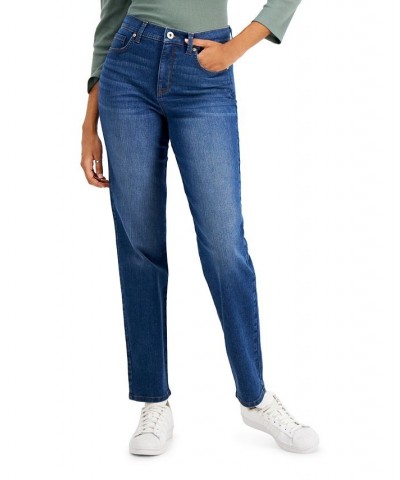 Women's Straight-Leg Jeans in Regular Short and Long Lengths Quiet Pine Wash $15.89 Jeans