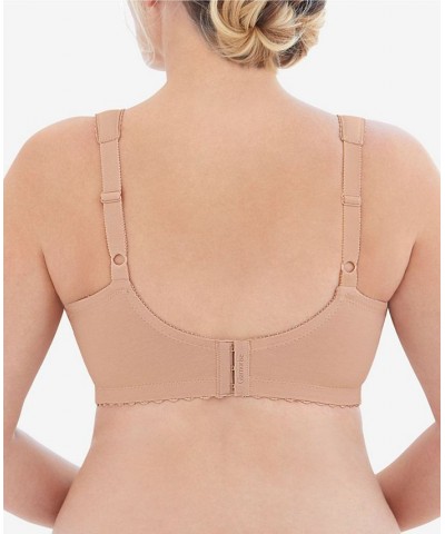 Women's Full Figure Plus Size MagicLift Cotton Wirefree Support Bra Tan/Beige $21.34 Bras