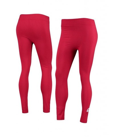 Women's Crimson Washington State Cougars Fleece-Lined Leggings Crimson $20.29 Pants