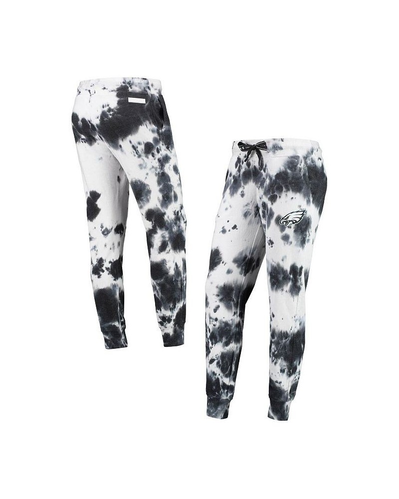 Women's White Black Philadelphia Eagles Melody Tie-Dye Jogger Pants White, Black $38.70 Pants