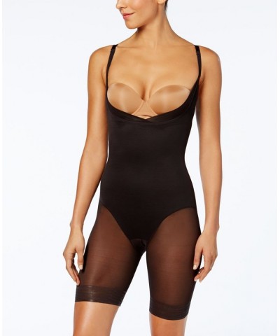 Women's Extra Firm Tummy-Control Open Bust Thigh Slimming Body Shaper 2781 Black $39.20 Shapewear