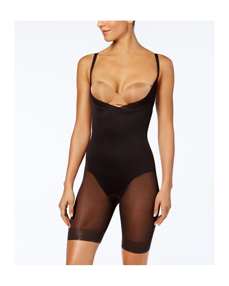 Women's Extra Firm Tummy-Control Open Bust Thigh Slimming Body Shaper 2781 Black $39.20 Shapewear