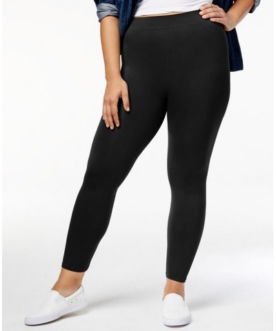 Plus Size Seamless Leggings Black $18.81 Pants