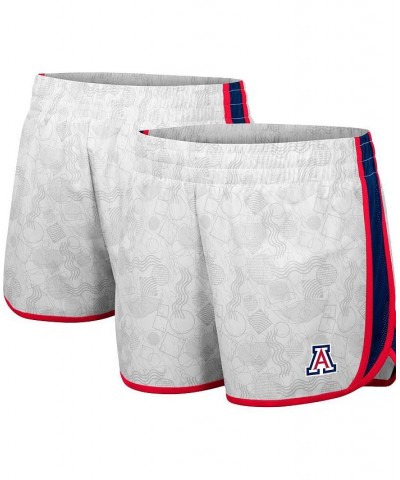 Women's White and Navy Arizona Wildcats The Plastics Geo Print Shorts White, Navy $19.32 Shorts