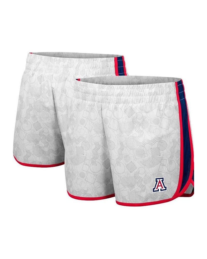 Women's White and Navy Arizona Wildcats The Plastics Geo Print Shorts White, Navy $19.32 Shorts