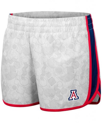 Women's White and Navy Arizona Wildcats The Plastics Geo Print Shorts White, Navy $19.32 Shorts