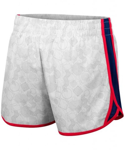 Women's White and Navy Arizona Wildcats The Plastics Geo Print Shorts White, Navy $19.32 Shorts