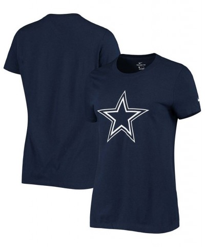 Women's Navy Dallas Cowboys Logo Essential T-shirt Navy $23.39 Tops