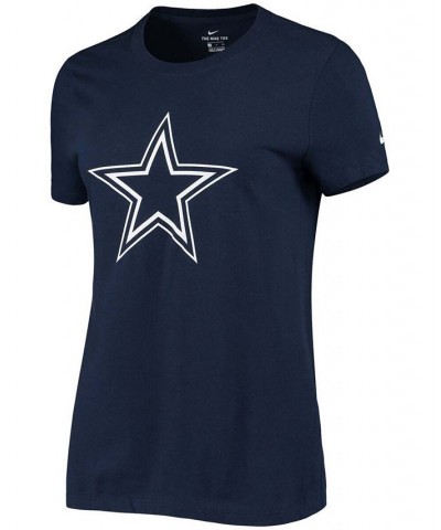 Women's Navy Dallas Cowboys Logo Essential T-shirt Navy $23.39 Tops