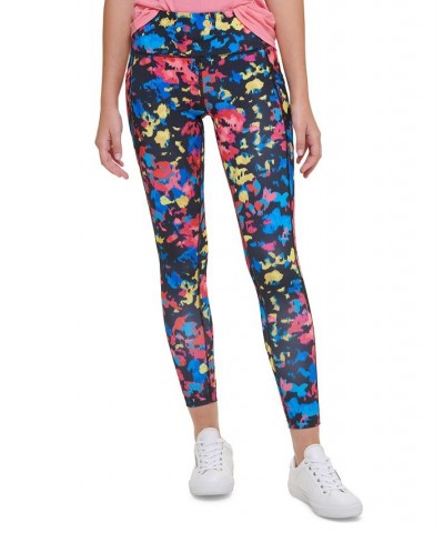 Women's Active Printed Pocket Leggings Scatter Heather $21.07 Pants