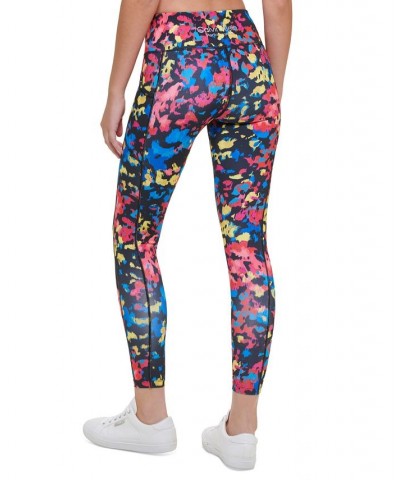 Women's Active Printed Pocket Leggings Scatter Heather $21.07 Pants