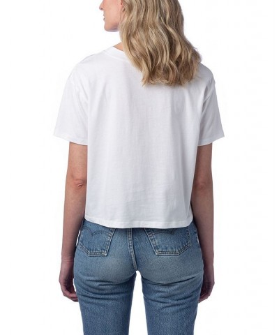 Women's Go-To Headliner Cropped T-shirt White $21.93 Tops