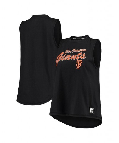 Women's Black San Francisco Giants Marcie Tank Top Black $24.75 Tops