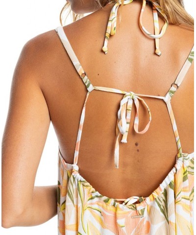 Juniors' Pt Beach Classics New Bralette & Strap Hipster Bottoms Bright White Subtly Salty Mult $32.40 Swimsuits