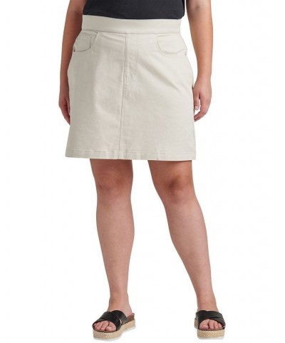 Plus Size On the Go Pull-On Skort Stone $31.20 Shorts