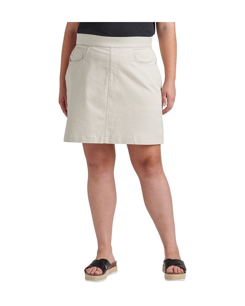 Plus Size On the Go Pull-On Skort Stone $31.20 Shorts