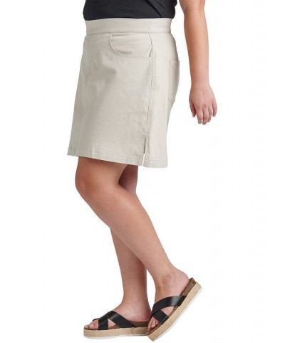 Plus Size On the Go Pull-On Skort Stone $31.20 Shorts