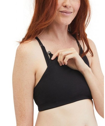 Mimi Crossover Maternity & Nursing Bra Black $16.20 Bras