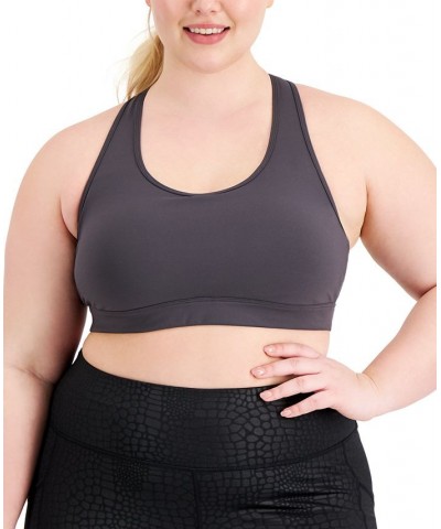 Plus Size Full-Zip Hooded Jacket Medium Impact Sports Bra & Off Duty Plus Size Jogger Pants Deep Charcoal $11.90 Pants