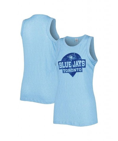 Women's Royal Toronto Blue Jays Tri-Blend Tank Top Royal $26.49 Tops