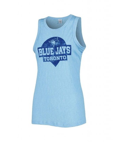 Women's Royal Toronto Blue Jays Tri-Blend Tank Top Royal $26.49 Tops