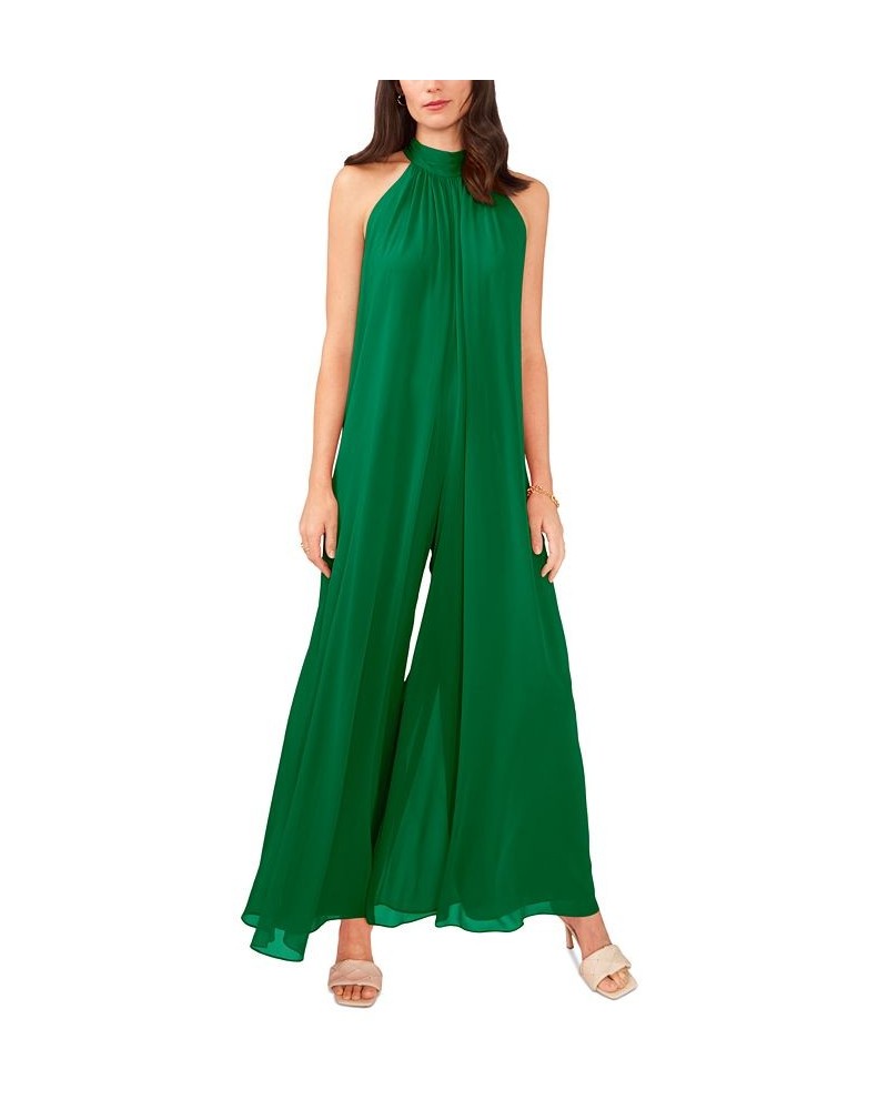 Women's Halter Jumpsuit Green $33.31 Pants