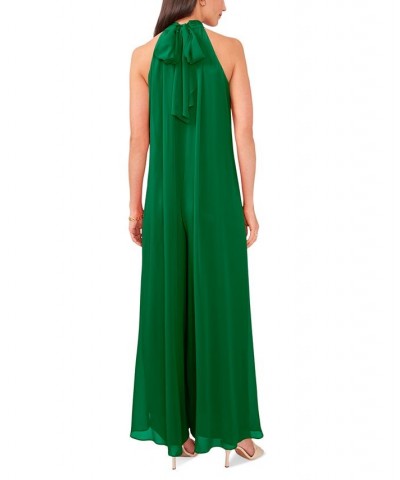 Women's Halter Jumpsuit Green $33.31 Pants