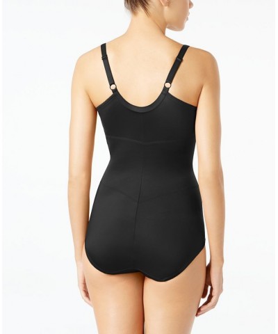 Women's Firm Control Embellished Unlined Shaping Bodysuit1456 Black $31.98 Shapewear