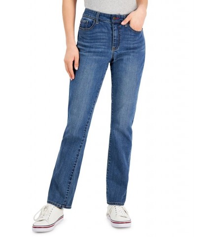 Women's Tribeca TH Flex Straight-Leg Jeans Enchant Wash $20.16 Jeans