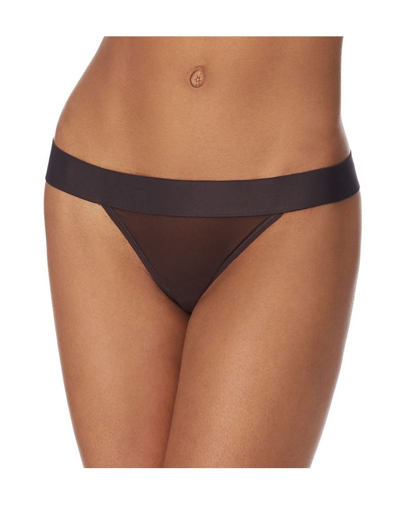 Women's Sheer Thong DK8191 Brown $12.00 Underwears