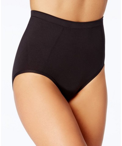 Women's Extra Firm Tummy-Control Seamless Brief Underwear 2 Pack X245 Black $19.71 Shapewear