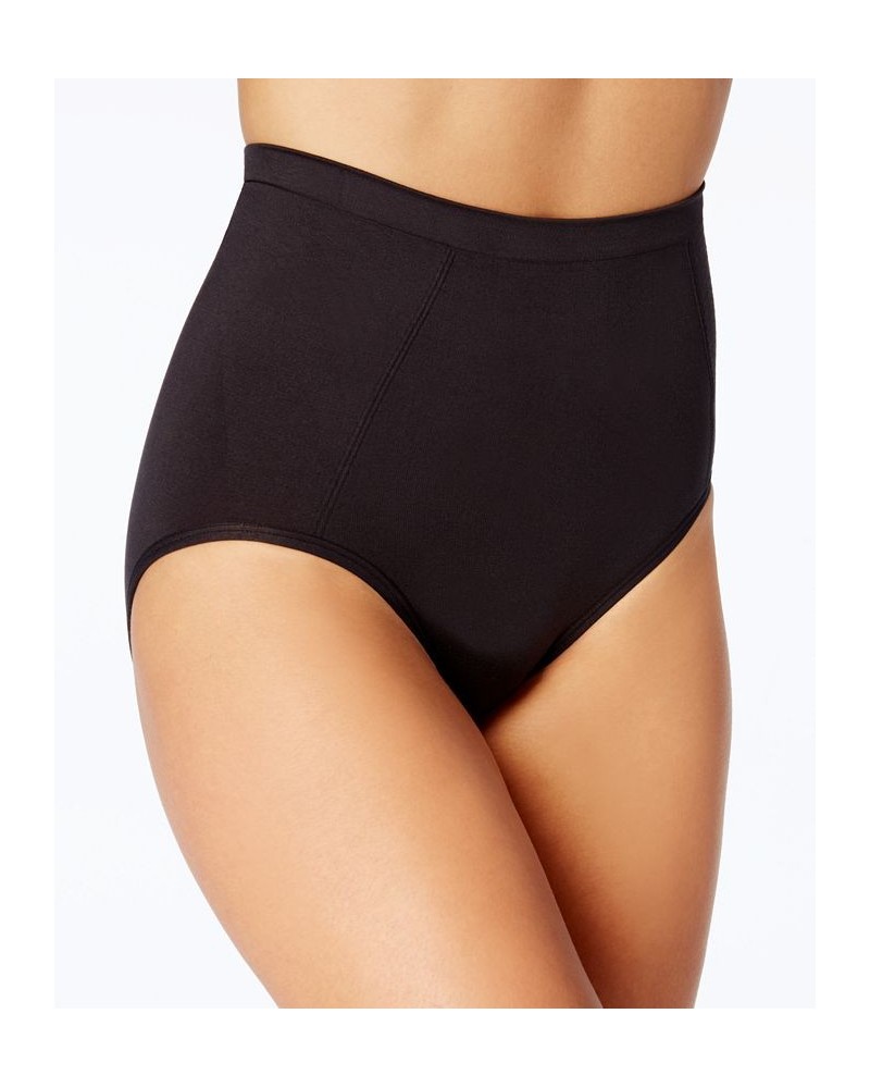 Women's Extra Firm Tummy-Control Seamless Brief Underwear 2 Pack X245 Black $19.71 Shapewear