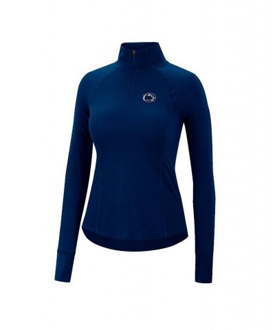 Women's Navy Penn State Nittany Lions Core Quinn Raglan Quarter-Zip Top Navy $23.65 Tops