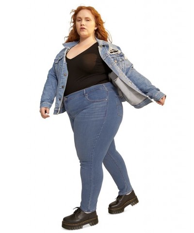 Trendy Plus Size 721 High-Rise Skinny Jeans Lapis Air $28.70 Jeans